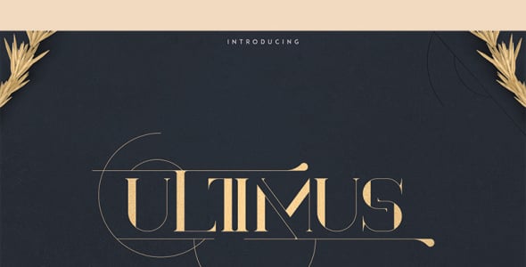 Шрифт на тему графика