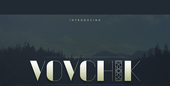 Шрифт на тему графика