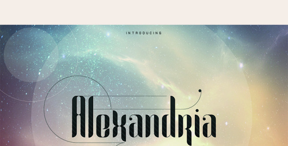 Шрифт на тему графика