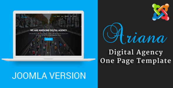 Digital Agency One Page Joomla Template