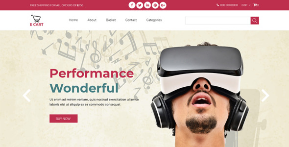 PSD шаблон на тему бизнес и услуги