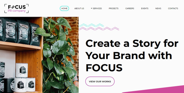 pr компания moto cms 3 шаблон
