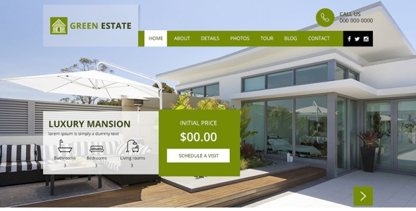 PSD шаблон на тему графика