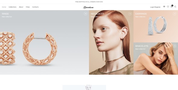 ювелирная электронная коммерция классическая тема elementor woocommerce