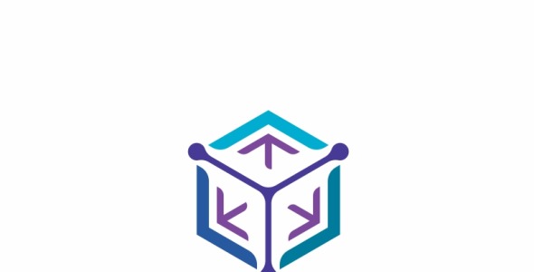 Шаблон логотипа на тему графика