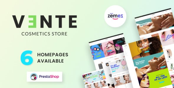 магазин косметики clean bootstrap ecommerce