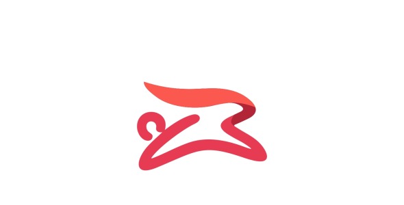 Шаблон логотипа на тему графика