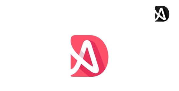 Шаблон логотипа на тему графика