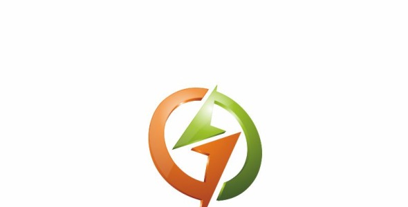 Шаблон логотипа на тему графика