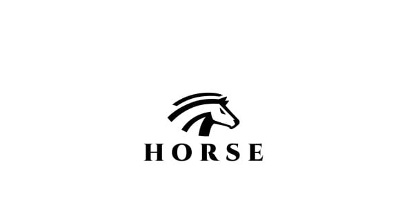 Шаблон логотипа на тему графика