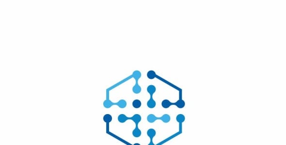 Шаблон логотипа на тему графика