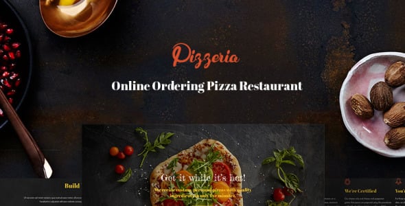 шаблон сайта pizza maker