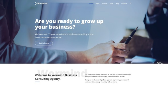 бизнес многоцелевая классическая тема wordpress elementor