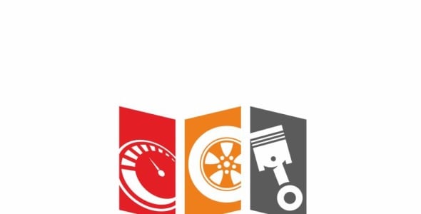 Шаблон логотипа на тему графика