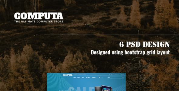 PSD шаблон на тему графика