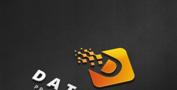 Шаблон логотипа на тему графика