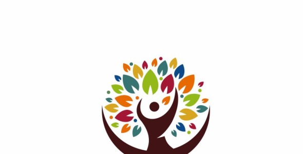 Шаблон логотипа на тему графика