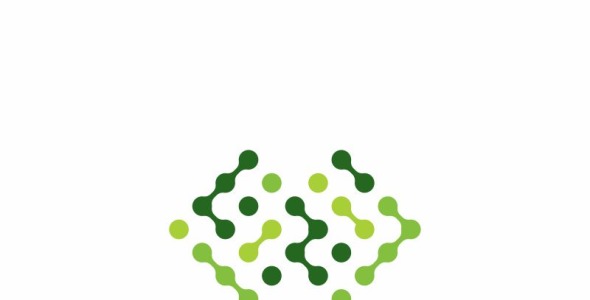 Шаблон логотипа на тему графика