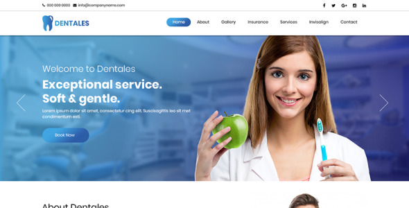 PSD шаблон на тему врач