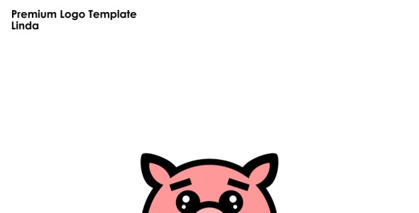 Шаблон логотипа на тему графика