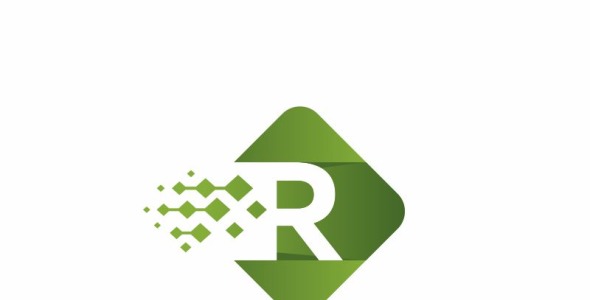 Шаблон логотипа на тему графика