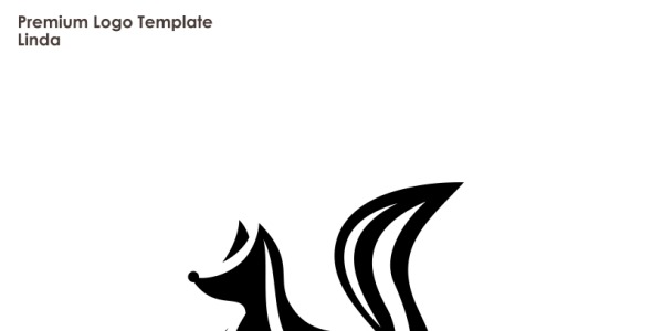 Шаблон логотипа на тему графика