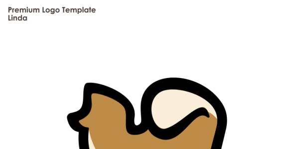 Шаблон логотипа на тему графика