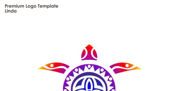 Шаблон логотипа на тему графика