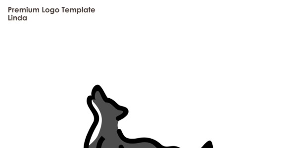 Шаблон логотипа на тему графика