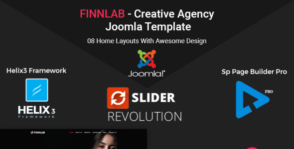 Creative Agency Joomla Template