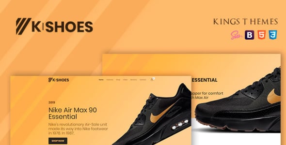 шаблон целевой страницы обуви