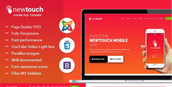 технология посадки приложений шаблон joomla