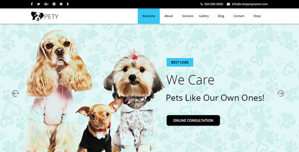 PSD шаблон на тему графика