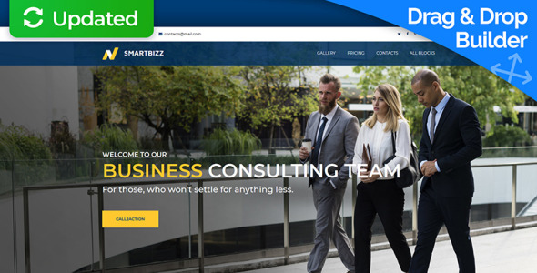 шаблон целевой страницы бизнес-консалтинга