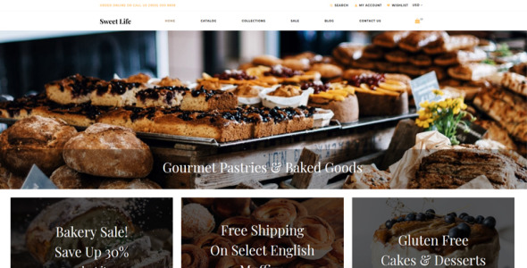 сладкая лавка креативная тема shopify