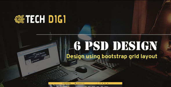 PSD шаблон на тему графика