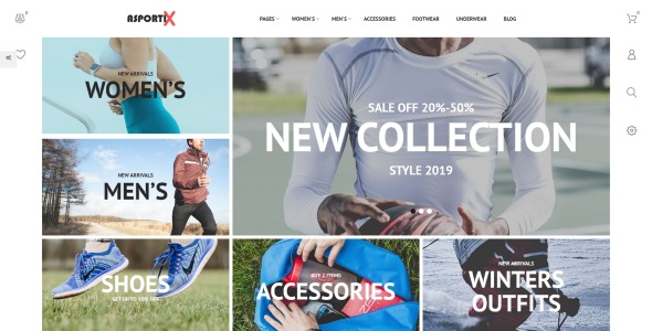 магазин спортивного инвентаря clean bootstrap ecommerce prestashop theme