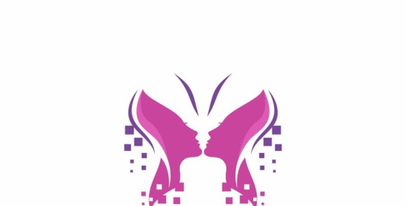 Шаблон логотипа на тему графика