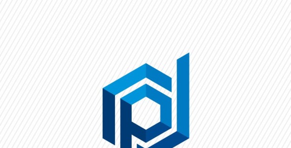 Шаблон логотипа на тему графика