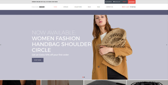 модная элегантная тема shopify