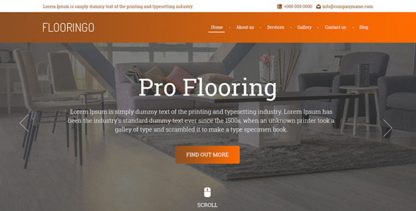 PSD шаблон на тему графика