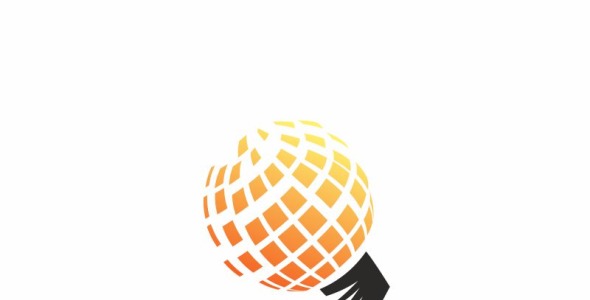 Шаблон логотипа на тему графика