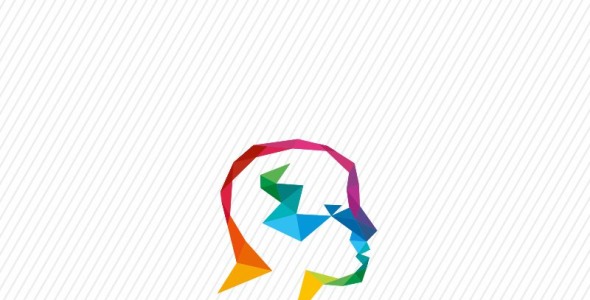 Шаблон логотипа на тему графика