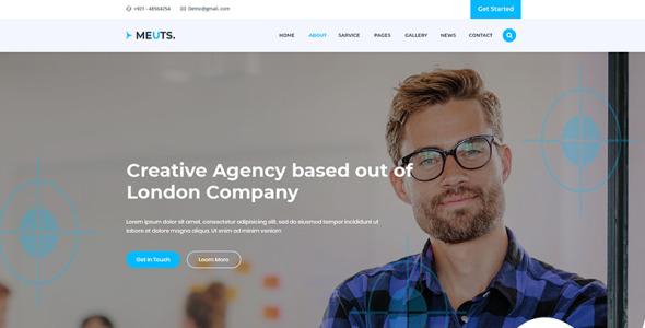 PSD шаблон на тему консалтинг