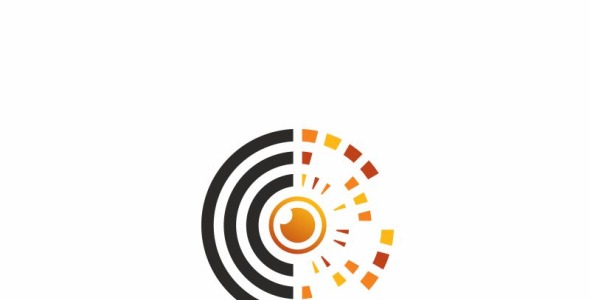 Шаблон логотипа на тему графика