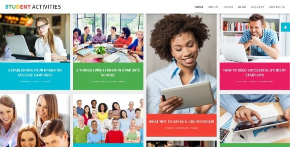 колледжи и университеты многостраничный креативный шаблон joomla