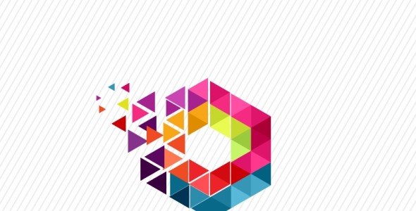 Шаблон логотипа на тему графика