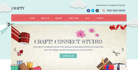 PSD шаблон на тему графика