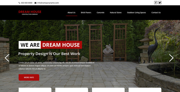 PSD шаблон на тему графика