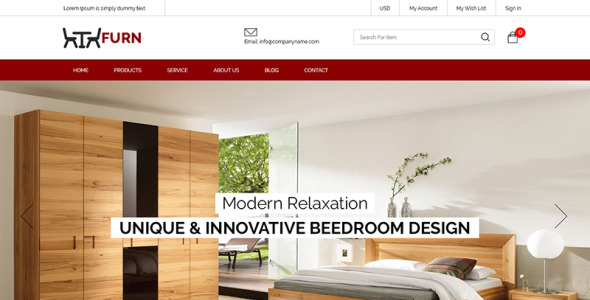 PSD шаблон на тему оптовый магазин